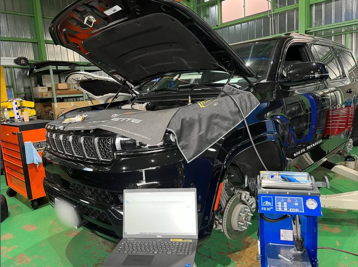 グランドワゴニア ブレーキフルード交換