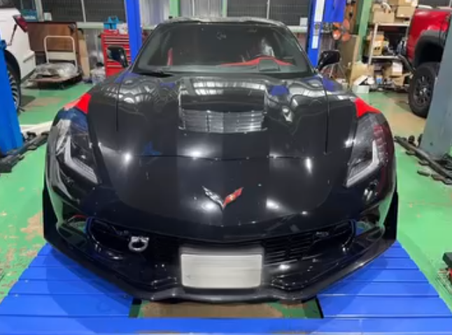 シボレーコルベット サーキット仕様の足回りチューニング